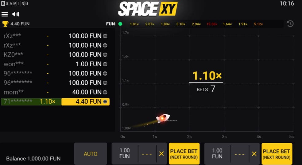 Space XY